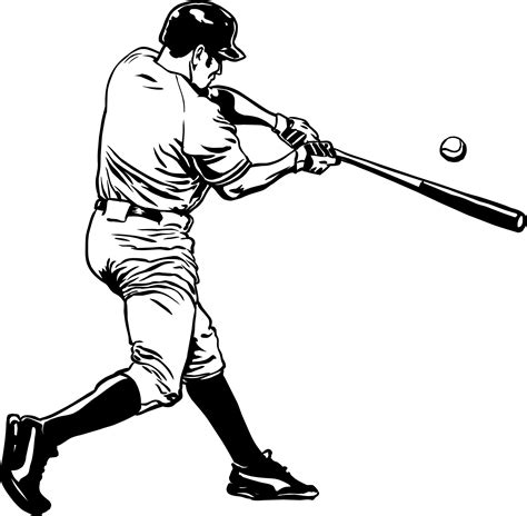 Baseball Player Vector Clipart - Full Size Clipart (#5508061) - PinClipart