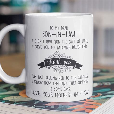 Son in law Gift Gift for Son In Law Son In Law Mug | Etsy