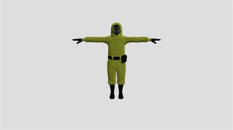 Backrooms Hazmat Suit - 3D model by fizzylol (@fizzboy) [3d132ee] - Sketchfab