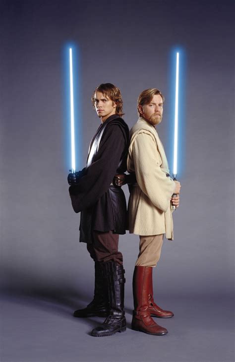 Obi-Wan Kenobi's and Anakin Skywalker's Lightsabers-Star Wars Anakin Vs ...