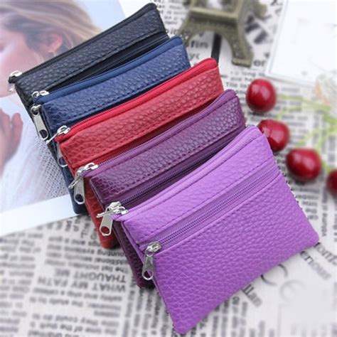 2019 Fashion leather Coin Purse Women Men Small Wallet Bags Short Change Purse Credit Card ...