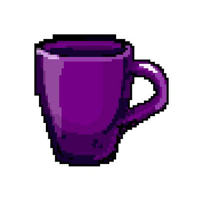 Pottery Cup Ceramic Game Pixel Art Vector Illustration Vecteurs libres ...