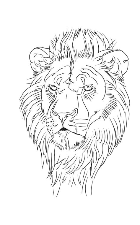 Aggregate 104+ about simple outline lion tattoo designs super hot - in ...