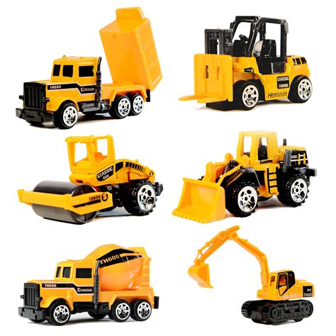 Nunki Toy Construction Vehicles,2.7 Inch Mini Engineering Vehicles Set ...