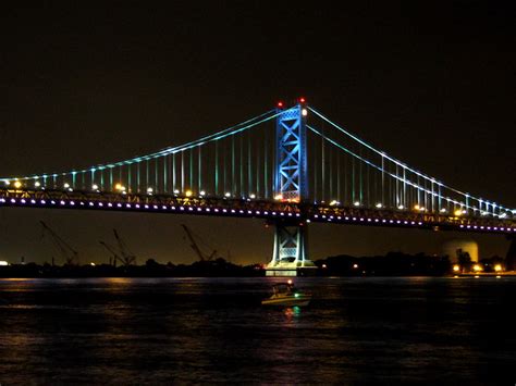 Ben Franklin Bridge at Night | Flickr - Photo Sharing!