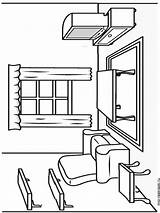 Furniture coloring Pages sketch template