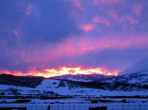 Etna, WY : Etna at sunset photo, picture, image (Wyoming) at city-data.com