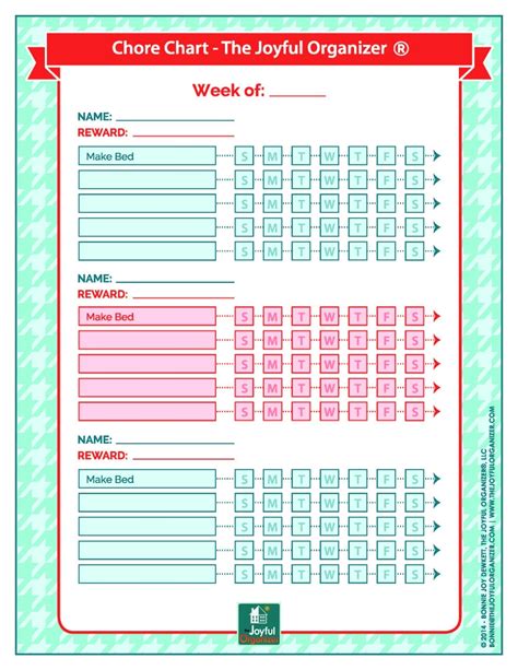 Free Downloadable Chore Chart Templates | Sexiz Pix