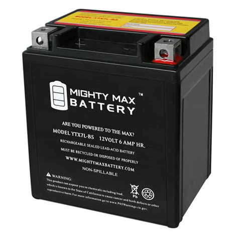 YTX7L-BS Battery for Honda Yamaha Kawasaki Motorcycle ATV Battery ...