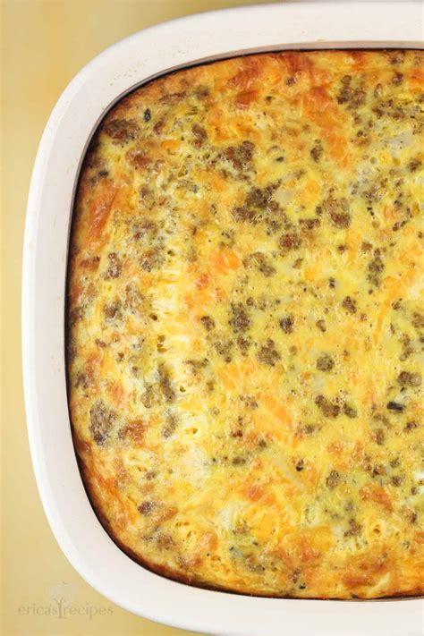 Sausage Casserole – Erica's Recipes