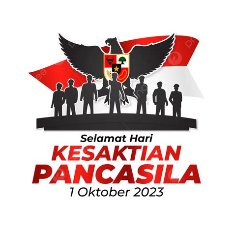 Ucapan Hari Kesaktian Pancasila 2023 Vektor, Hari Suci Pancasila 2023, Hari Kesaktian Pancasila ...