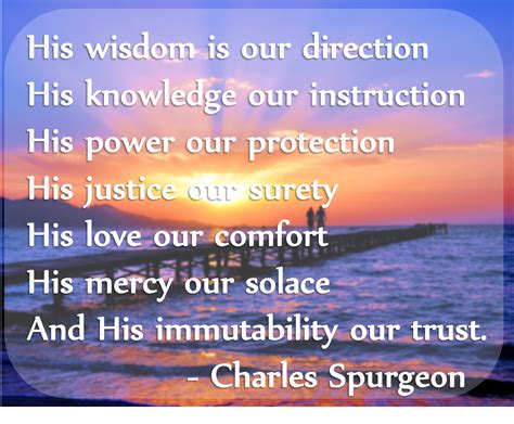 God's wisdom. Quote by Spurgeon | Wisdom quotes, Inspirational bible ...