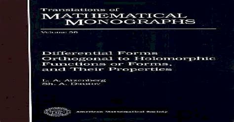 (PDF) Differential Forms Orthogonal to Holomorphic Functions or Forms ...