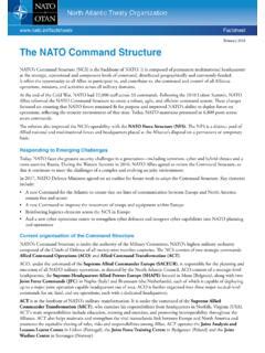 February 2018 The NATO Command Structure / february-2018-the-nato-command-structure.pdf / PDF4PRO