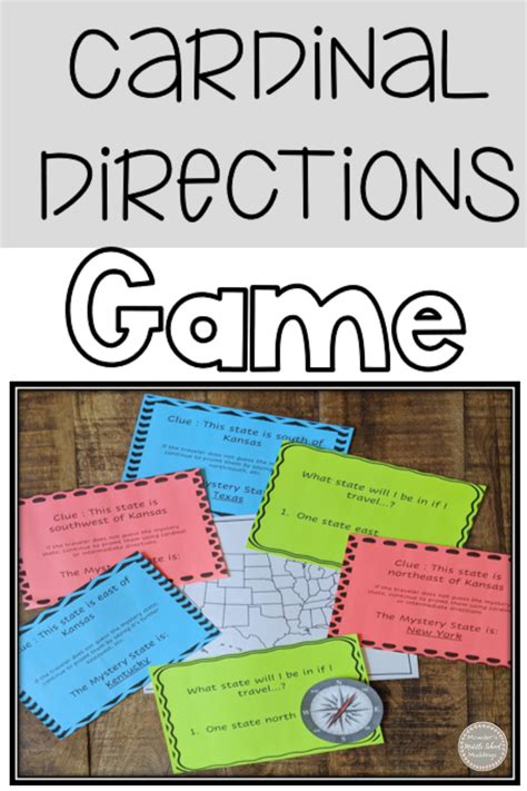 Cardinal Directions Activity | Cardinal directions, Social studies ...