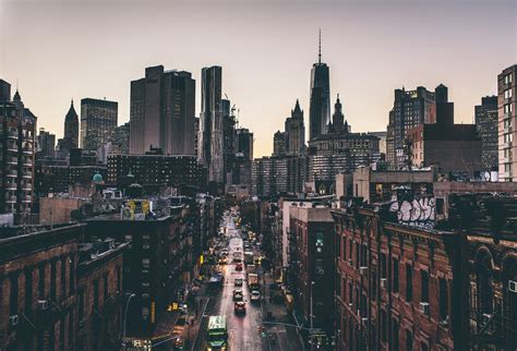 City, street, Manhattan, New York City HD wallpaper | Wallpaper Flare