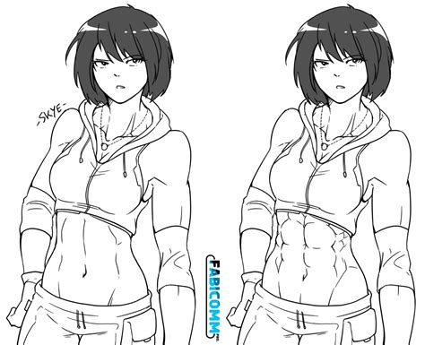 How To Draw Abs Female - kropkowe-kocie