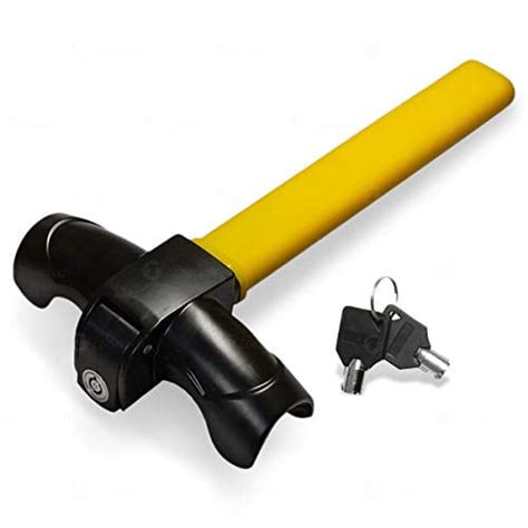 Zone Tech Car Steering Wheel Lock - Strong Durable Heavy Duty Anti-Theft Steering Wheel Lock ...