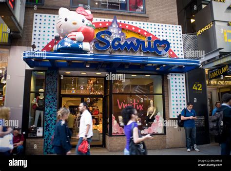 Hello Kitty brand merchandise at the Sanrio store in Times Square in New York Stock Photo - Alamy