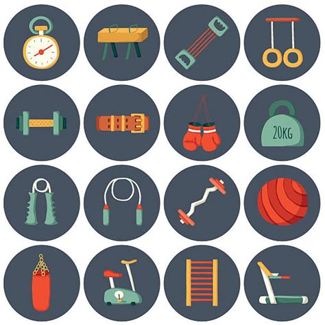 Royalty Free Gym Equipment Clip Art, Vector Images & Illustrations - iStock