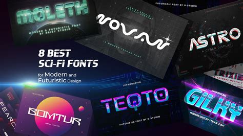 8 Best Sci-Fi Fonts for Modern and Futuristic Design - Drizy Studio