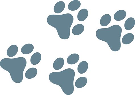 Clipart Of Dog Paws