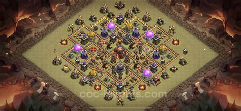 Best Max Levels War Base TH10 with Link, Hybrid, Anti 3 Stars - Town Hall Level 10 CWL Base Copy ...