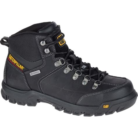 CAT Footwear Men's Threshold Waterproof 6'' Work Boots - Steel Toe - BLACK Size 12(M)-P90936 ...