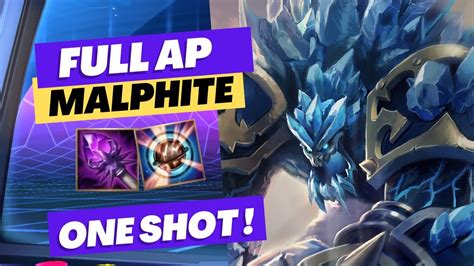 MALPHITE MID WILD RIFT BUILD FULL AP ONE SHOT EVERYONE - YouTube