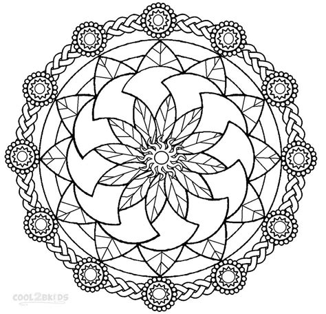 Printable Mandala Coloring Pages For Kids