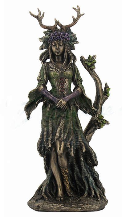 Lovely Guardian Goddess Of The Trees Statue Bronze Finish | Celtic ...