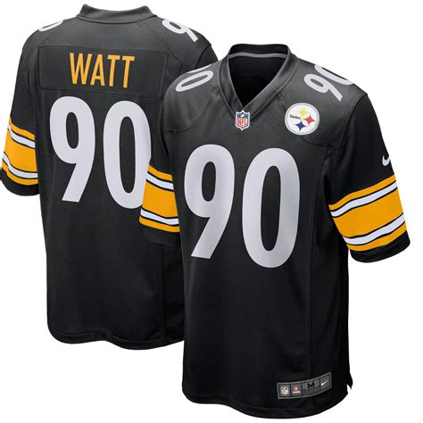 T.J. Watt Pittsburgh Steelers Nike Game Jersey - Black