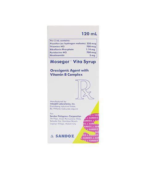 Mosegor Vita Syrup 120ml - Rose Pharmacy Medicine Delivery