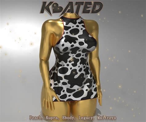 Second Life Marketplace - [KOATED] Kandi Mini Dress [Cow]