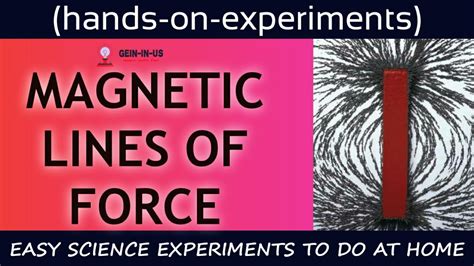 Magnetic lines of force | science experiments | Easy science experiments to do at home - YouTube