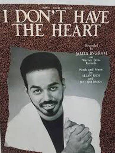 James Ingram - I Don't Have the Heart - Reviews - Album of The Year