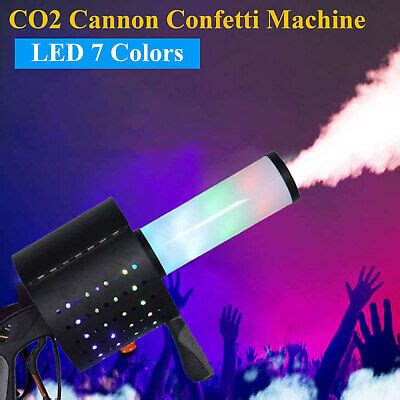 CONFETTI CO2 DJ Gun LED Handheld CO2 Cannon Jet Machine Cryo Co2 Blaster 7Colors $319.00 - PicClick