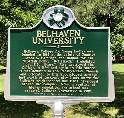 Belhaven University Historical Marker