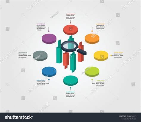 Stock Market Template Infographic Presentation 8 Stock Vector (Royalty ...