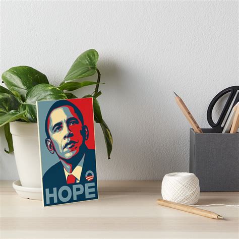 "Barack Obama Hope Poster" Art Board Print by rieferringerl | Redbubble