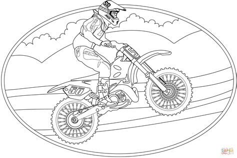 18+ Dirt Bike Helmet Coloring Pages