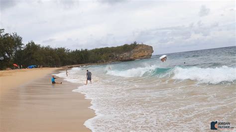 Shipwreck Beach is located on the south side of Kauai, Hawaii