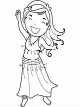 Dance Coloring Pages sketch template