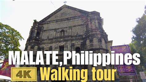 Walking In Manila: Malate Church, Rajah Sulayman Park, And The Aristocrat Restaurant - YouTube