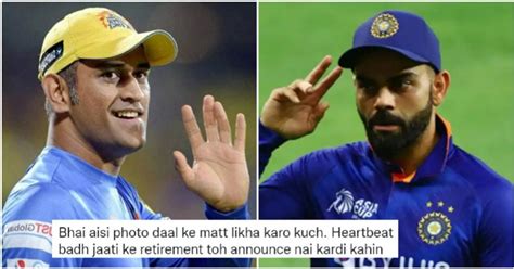 Virat Kohli Set To Retire? New Instagram Post Gives MS Dhoni-Like Vibes