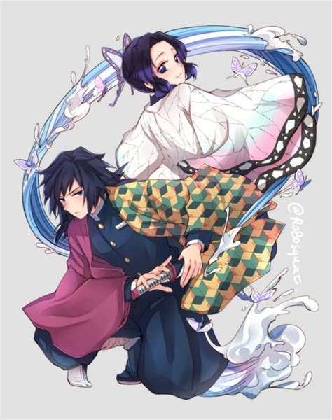 giyuu x shinobu wallpaper by Kinthujank - Download on ZEDGE™ | 6e8a | Fond d'ecran dessin ...