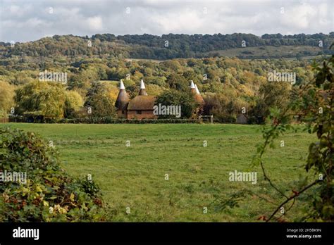 Oast Houses Shoreham Kent UK Stock Photo - Alamy