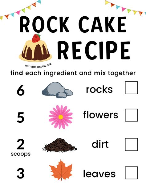 4 Awesome Free Printable Mud Kitchen Recipes Your Kid Can Use Outside ...