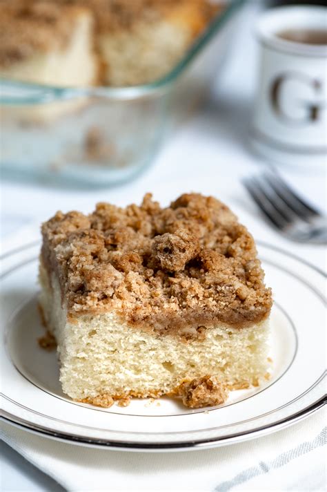 Simple Crumb Coffee Cake - The Genetic Chef