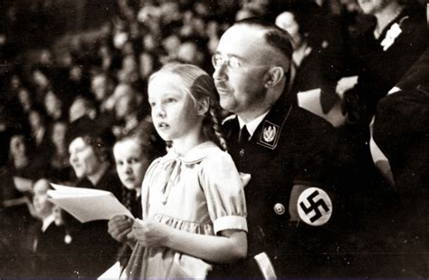 Himmler with his daughter, 1938 - Rare Historical Photos